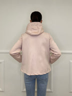 Giacca Scuba Effetto Scamosciato 852 Rosa