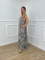 Vestito Viscosa Animalier 765 Zebra