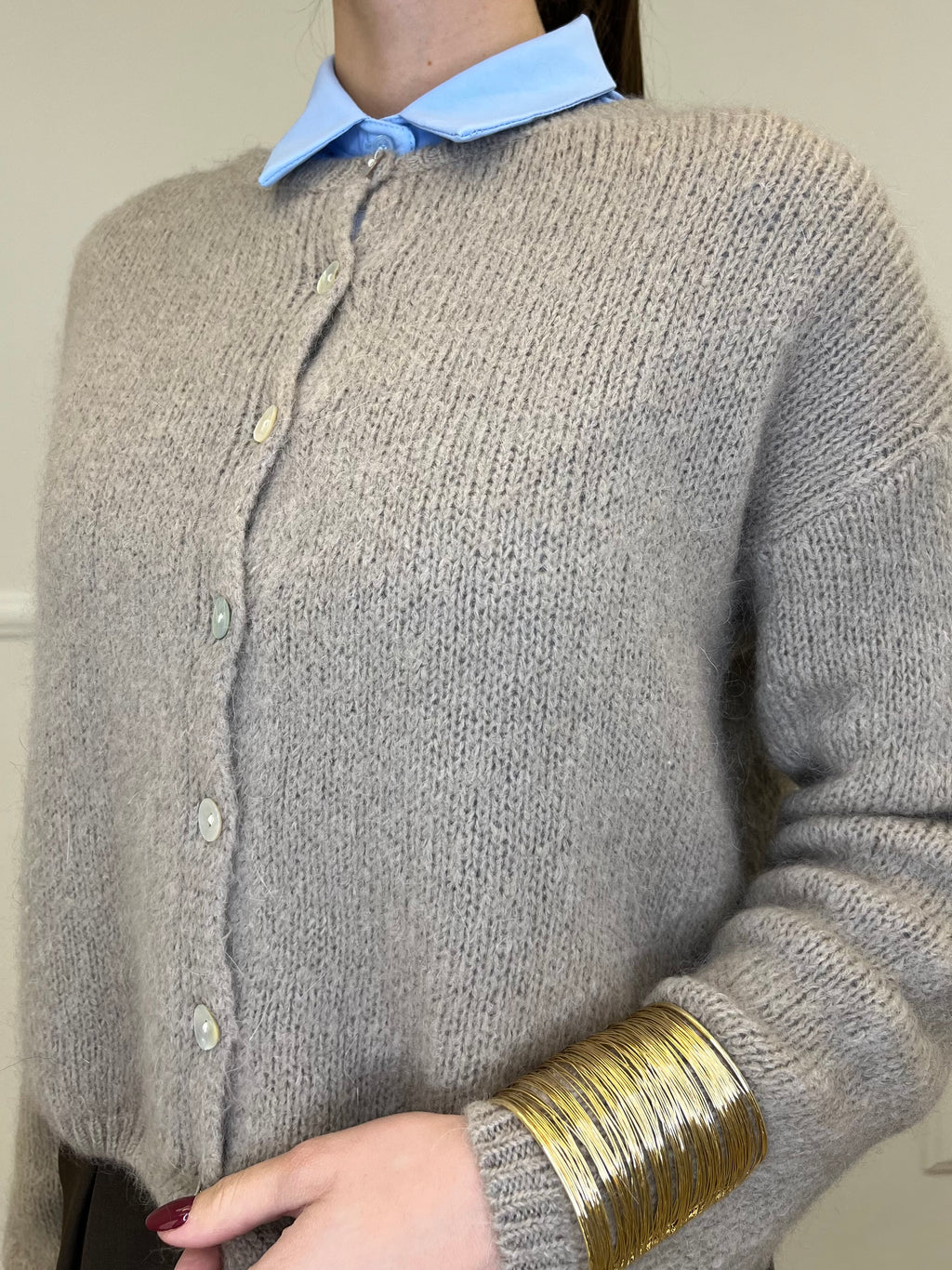 Cardigan Kid Mohair 5211 Ecru