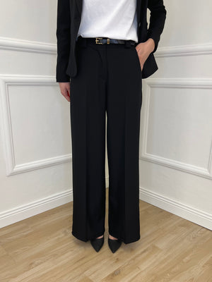 Pantalone Gabardine Straight Fit 8799 Nero