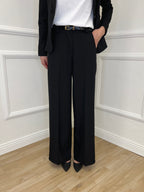 Pantalone Gabardine Straight Fit 8799 Nero