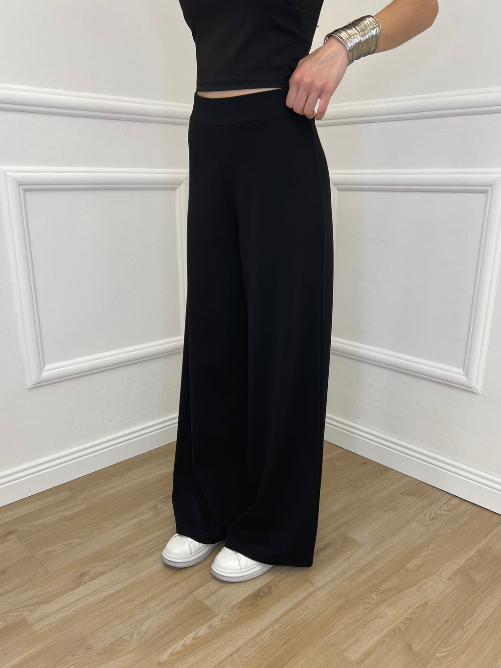 Pantalone Palazzo Punto Milano 1071 Nero