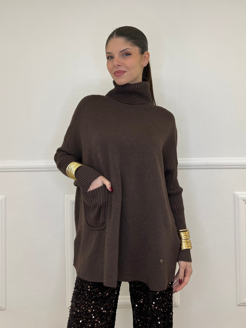 Maxi Maglia Taschino 31496 Moro