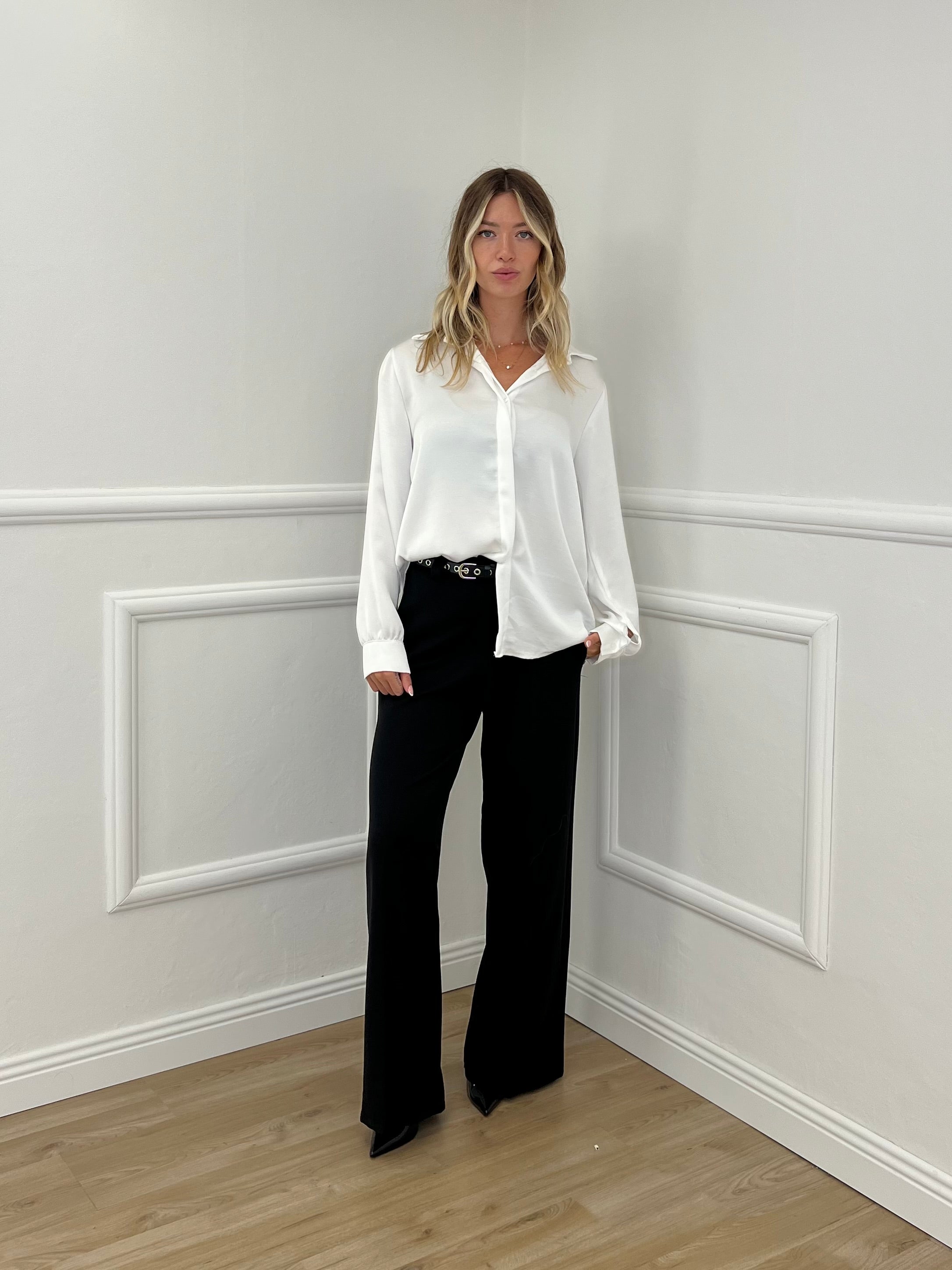 Camicia Doppio Satin 25924 Bianco