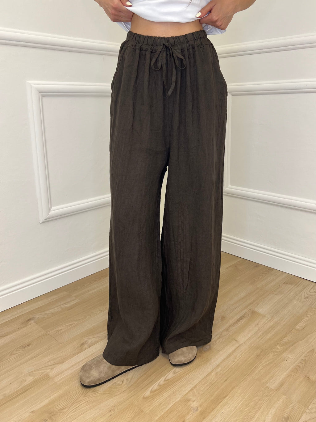 Pantalone Palazzo Lino I586 Moro