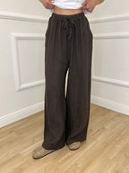 Pantalone Palazzo Lino I586 Moro