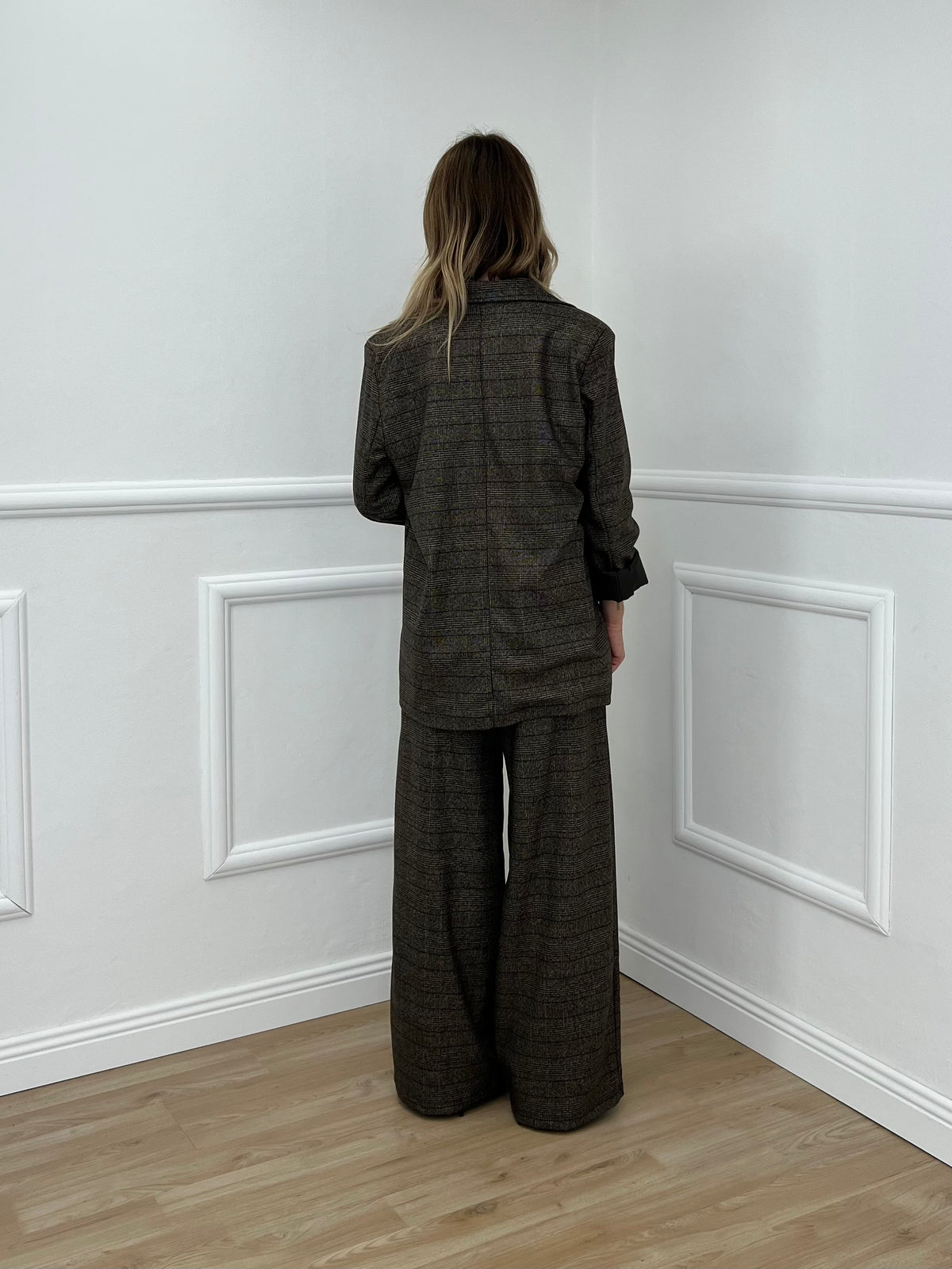 Pantalone Principe Di Galles 4270 Marrone