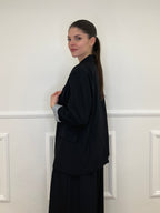 Blazer Con Fodera Gessata 216401 Nero