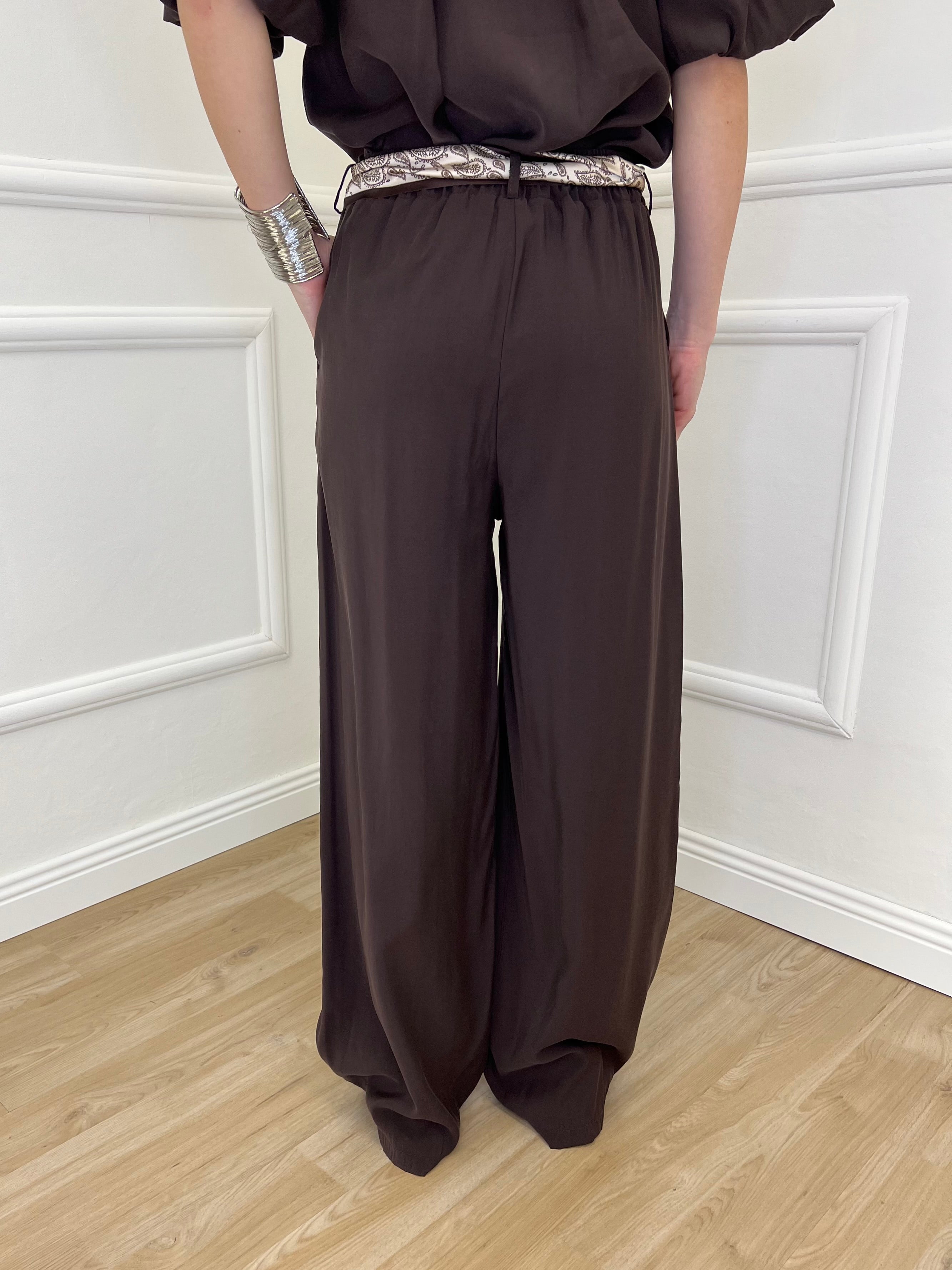 Pantalone Cupro Fusciacca 20527 Moro