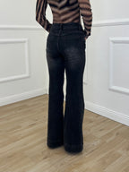 Jeans Flare Push Up H3851-11A Antracite