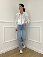 Jeans Strass 5051 Azzurro