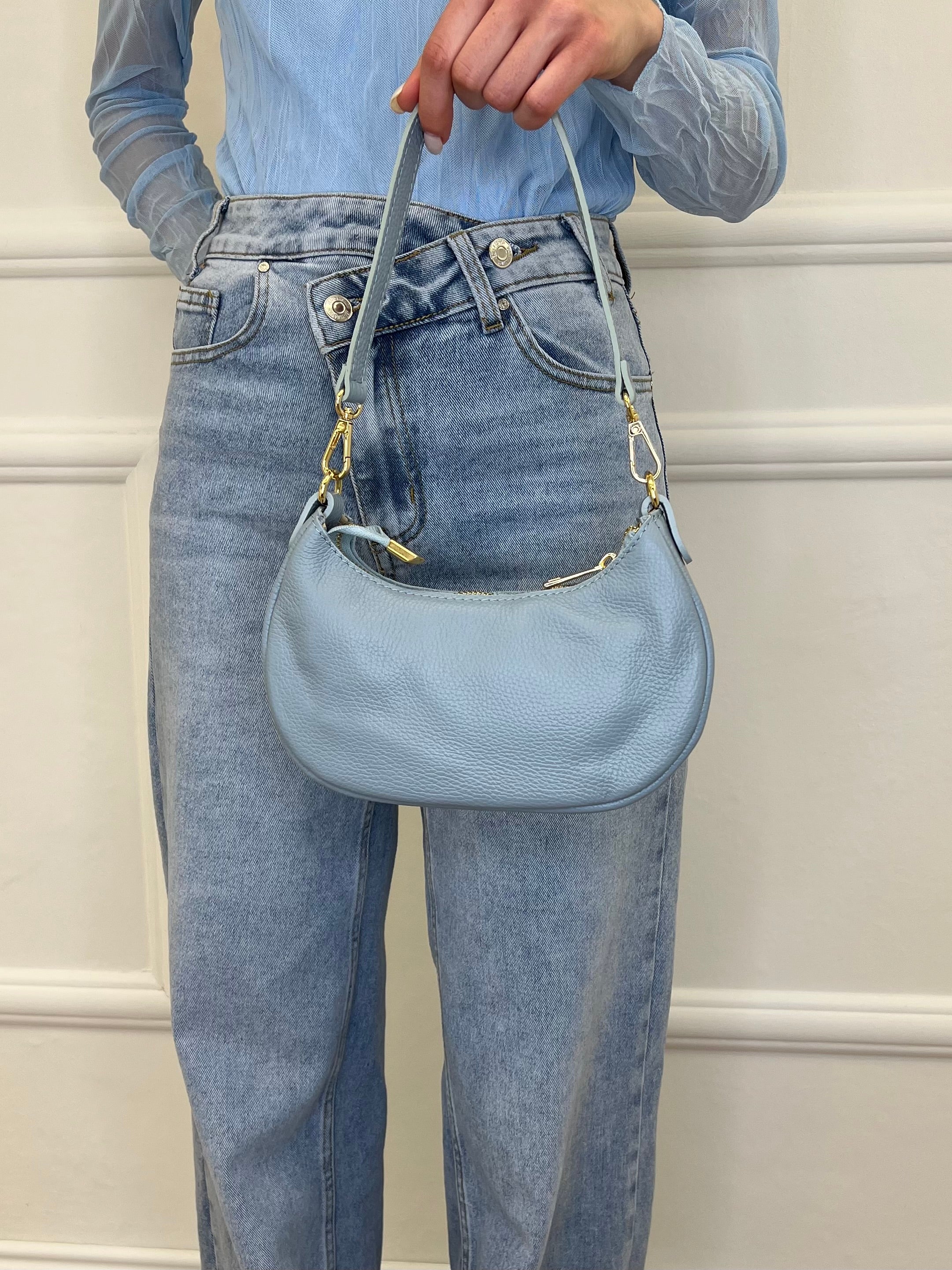 Borsa Hobo Con Borchie CHLOE Vera Pelle