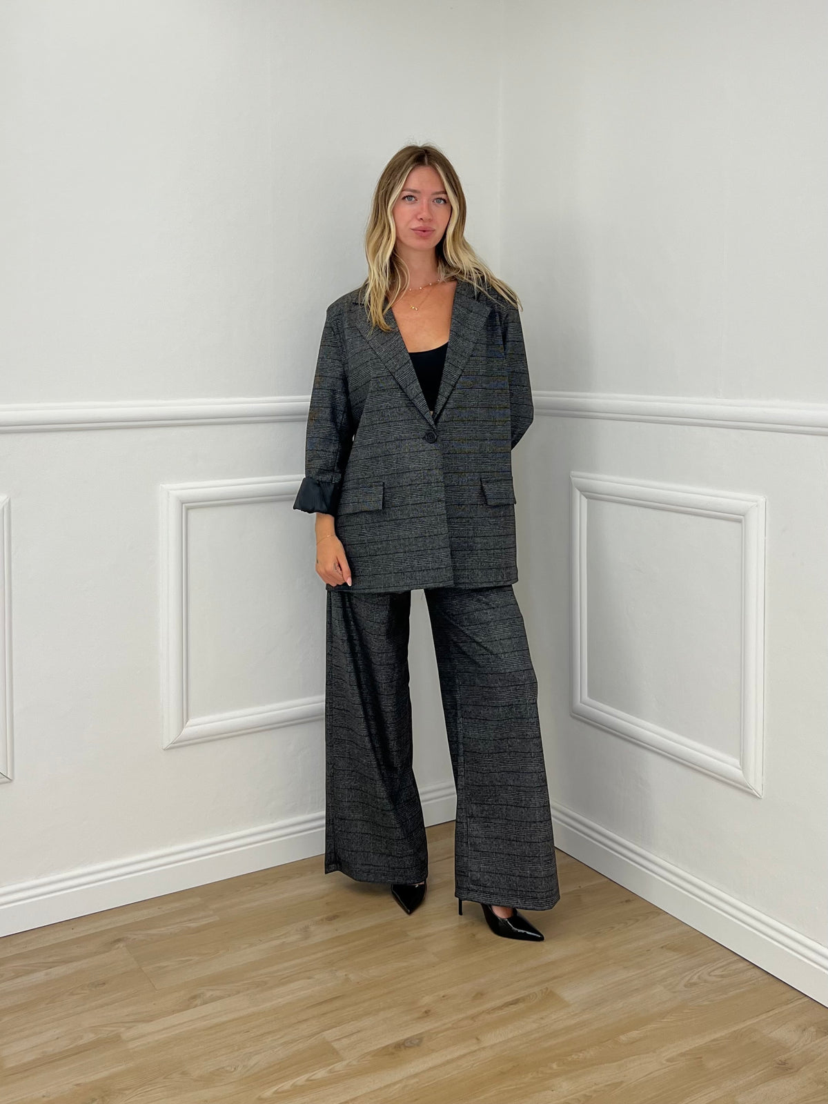 Pantalone Principe Di Galles 4270 Grigio