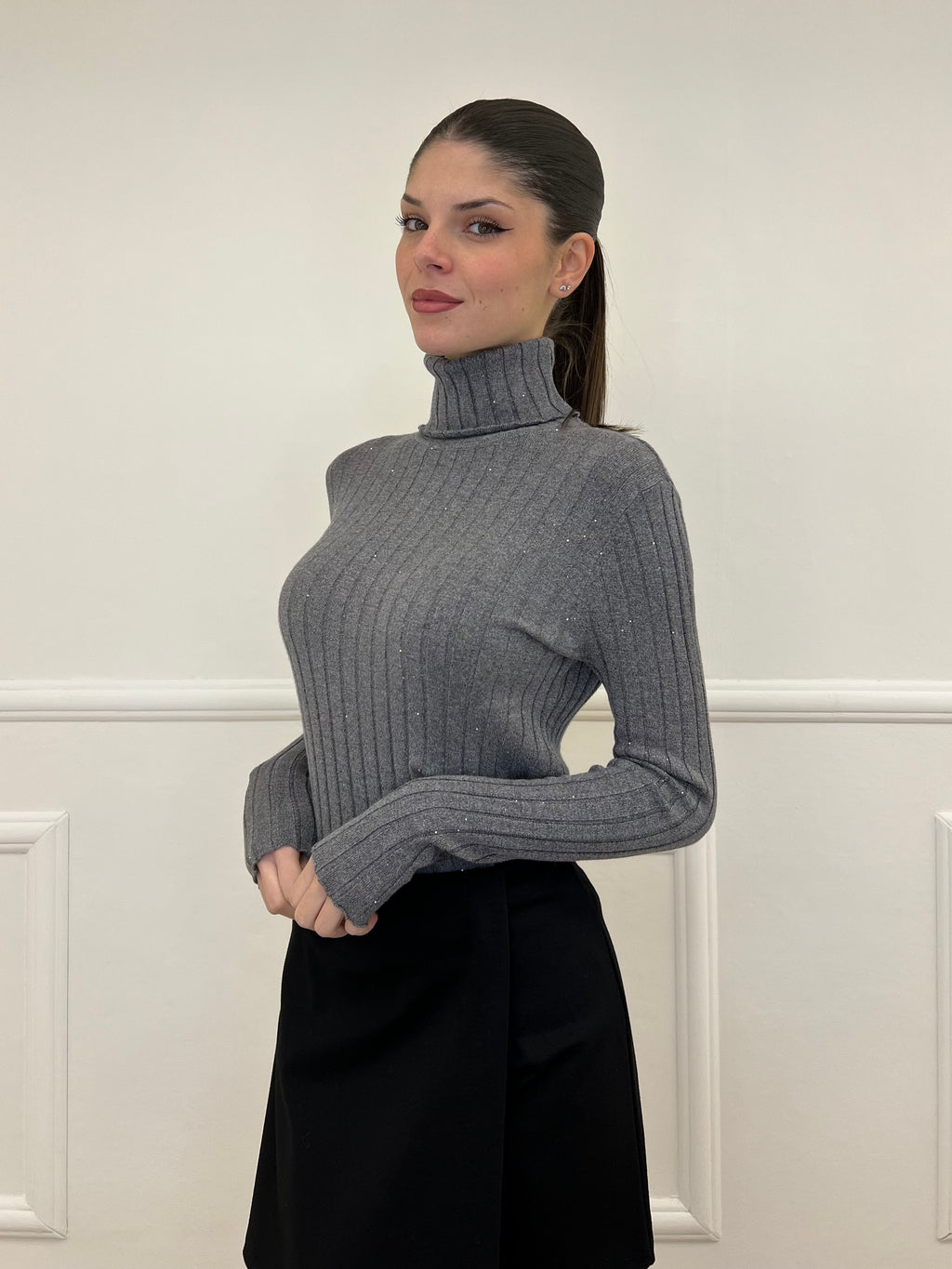 Dolcevita Coste Paillettes 5270 Grigio