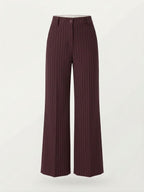 Tailleur Gessato Monopetto 83459 Burgundy
