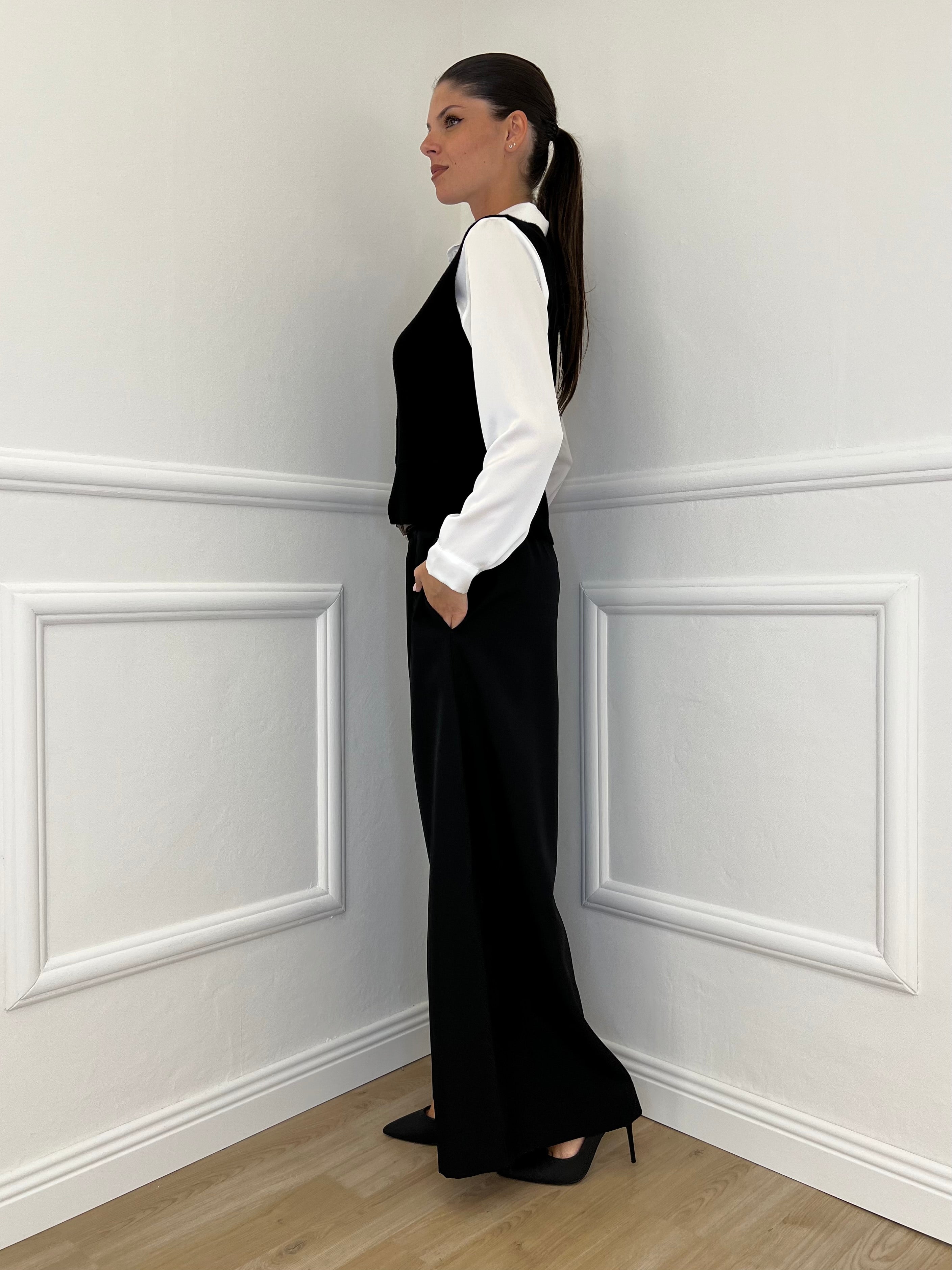 Panta Palazzo 18786 Nero