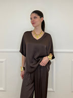 Completo Fluido Satin Con Lurex 061-062 Moro