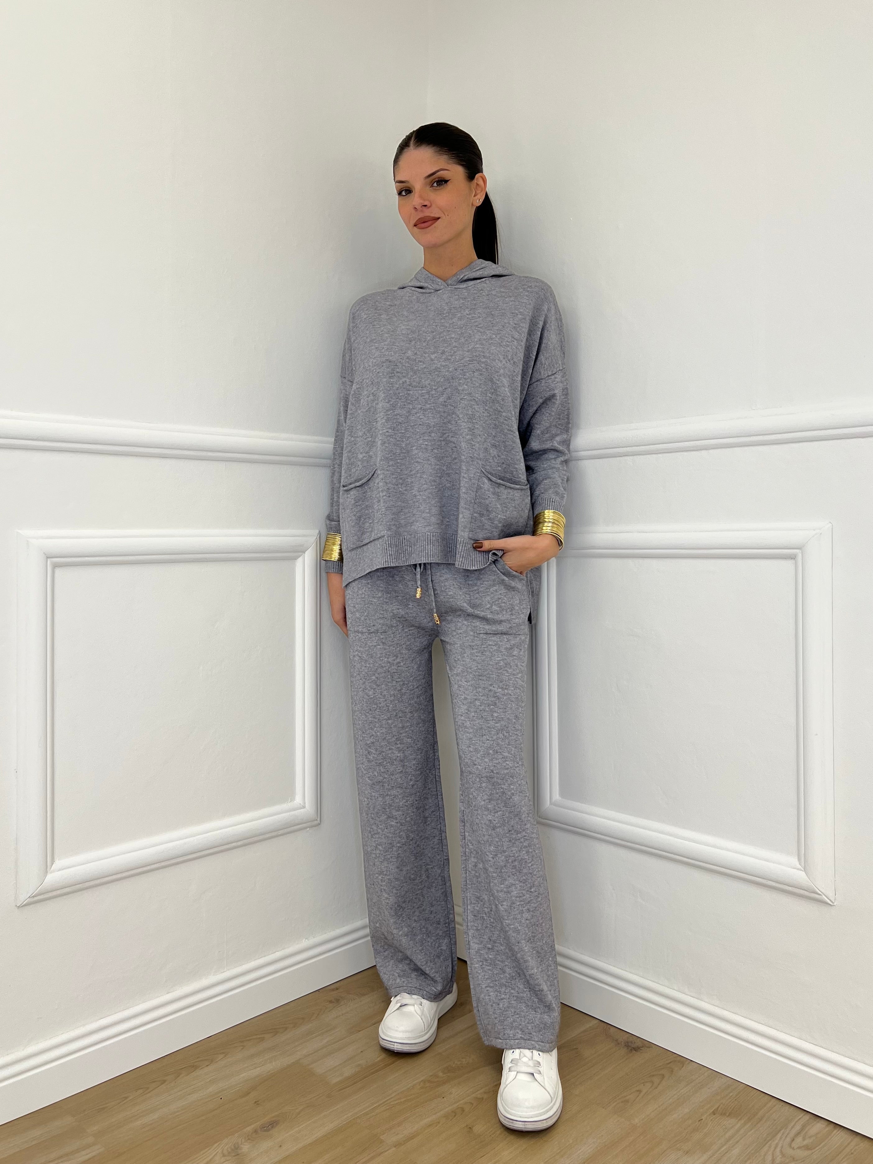 Completo Cappuccio 60592 Grigio