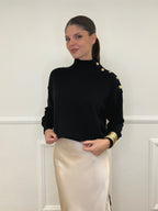 Maglia Bottoni YS9696 Nero