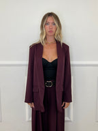 Blazer Over Sciallato 25433 Burgundy