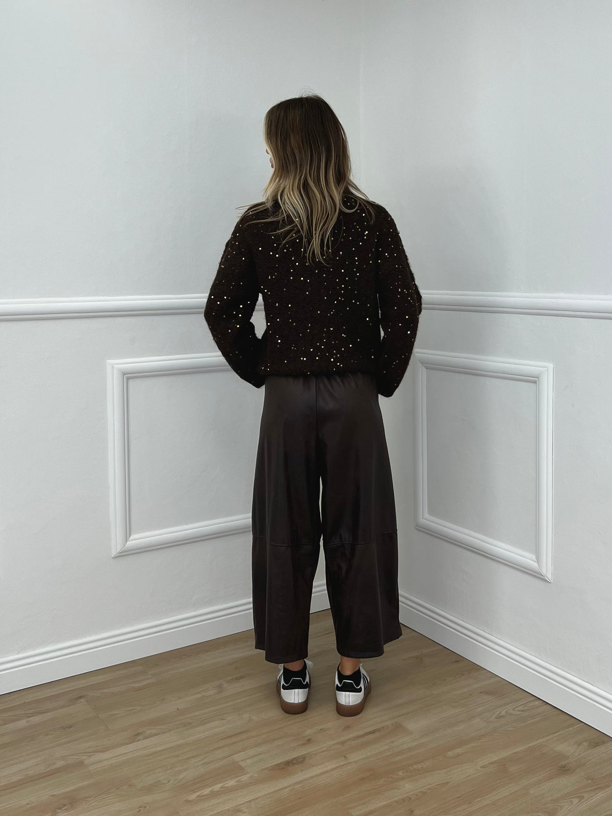 Pantalone Gaucho Baggy Used 4840 Marrone