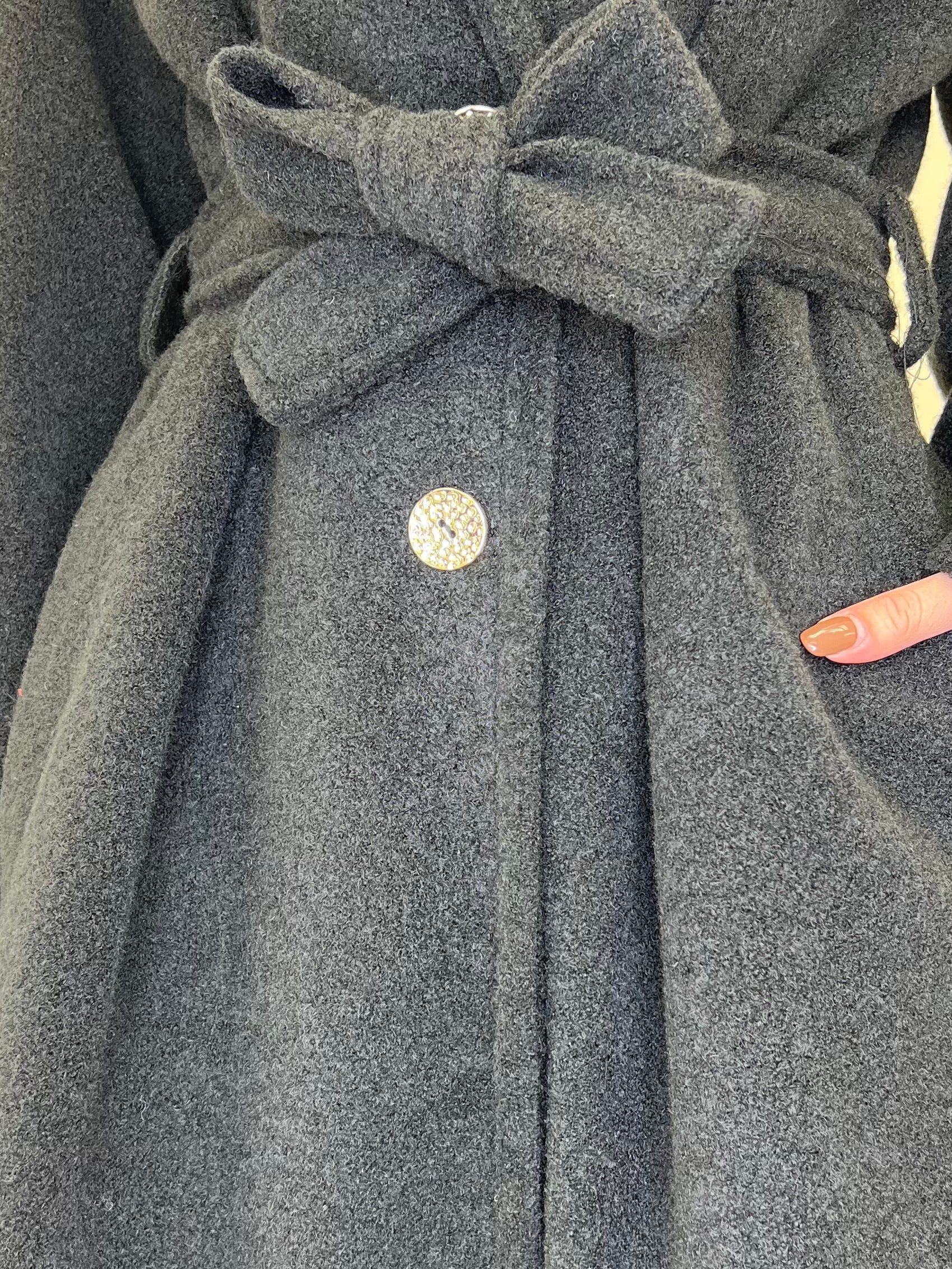 Cappotto Boucle' 81887 Nero