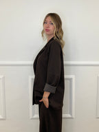 Giacca Gessata PM 5960 Marrone