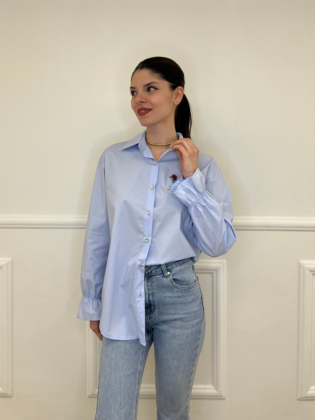Camicia Bassotto 82080 Azzurro