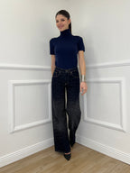 Jeans Strass 2377 Blue Black