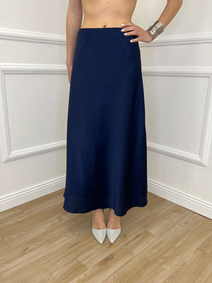 Gonna Satin 2236 Blu