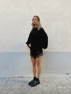 Maglia Mohair Pipistrello A132 Nero