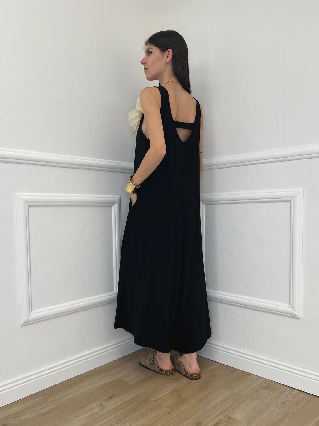 Tuta Smanicata Spilla 8188 Nero