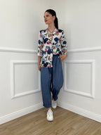 Pantalone Baggy Viscosa 2815 Avio