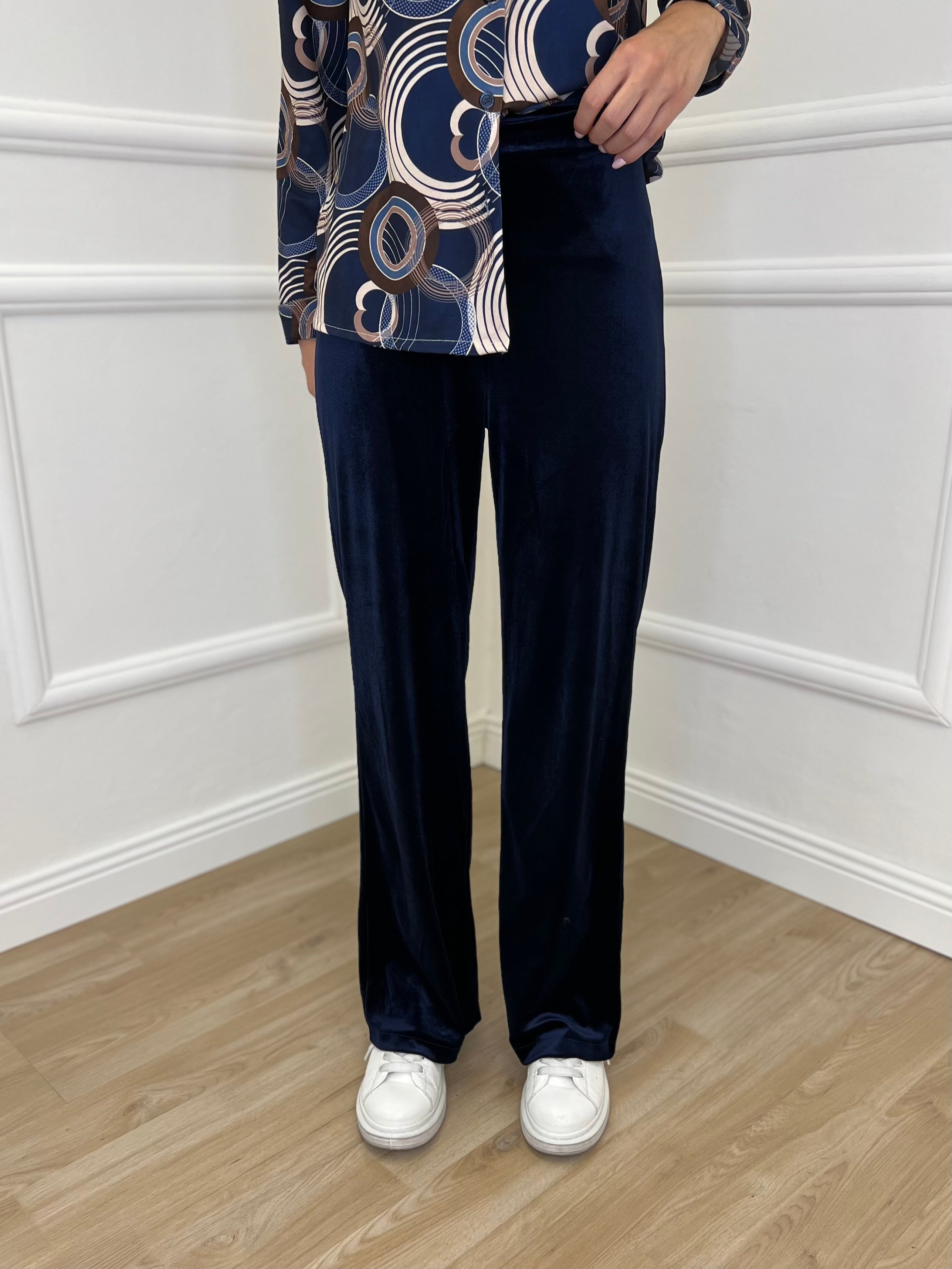 Pantalone Velluto 9857 Blu - Bazar Abbigliamento