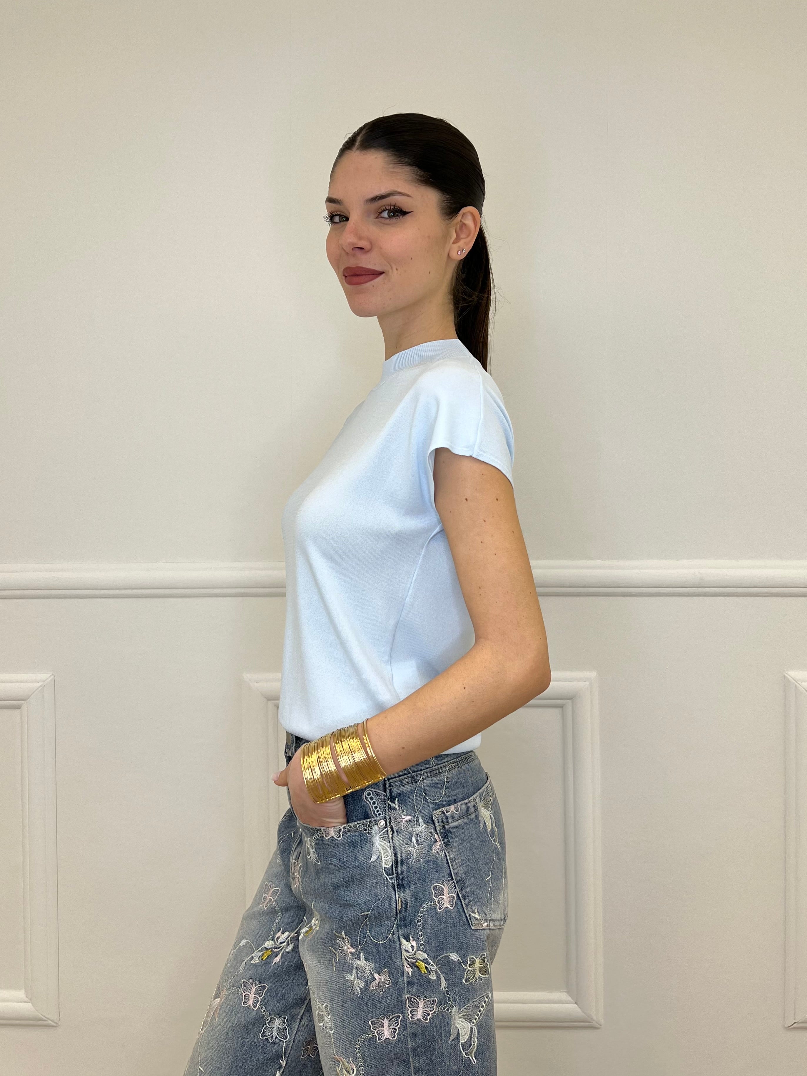 Lupetto In Viscosa Smanicato 6197