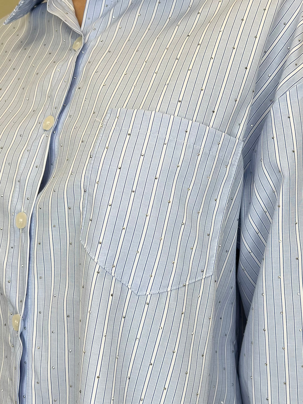 Camicia Regimental Strass 171798 Azzurro