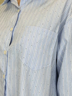 Camicia Regimental Strass 171798 Azzurro