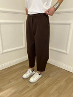 Pantalone Balloon Punto Milano 9516 Moro