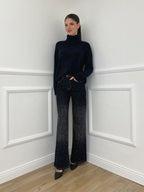 Jeans Strass 2377 Blue Black