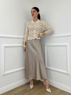 Gonna Satin 2236 Sabbia
