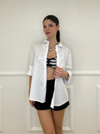 Camicia Over 50320 Bianco