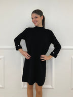 Abito in Maglia 9432 Nero