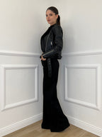 Chiodo Ecopelle HQ008 Nero - Bazar Abbigliamento