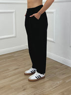 Pantalone Carrot Punto Milano 3006 Nero
