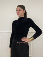 Maglia Fluffy Lupetto 8881 Nero