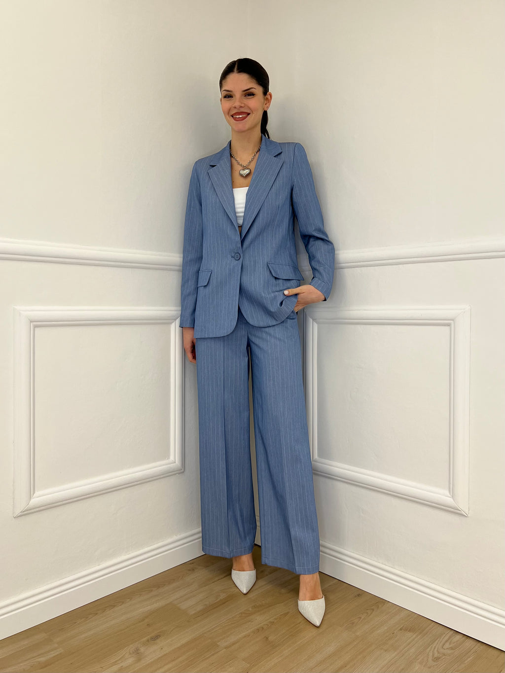 Tailleur Gessato G27636 Avio