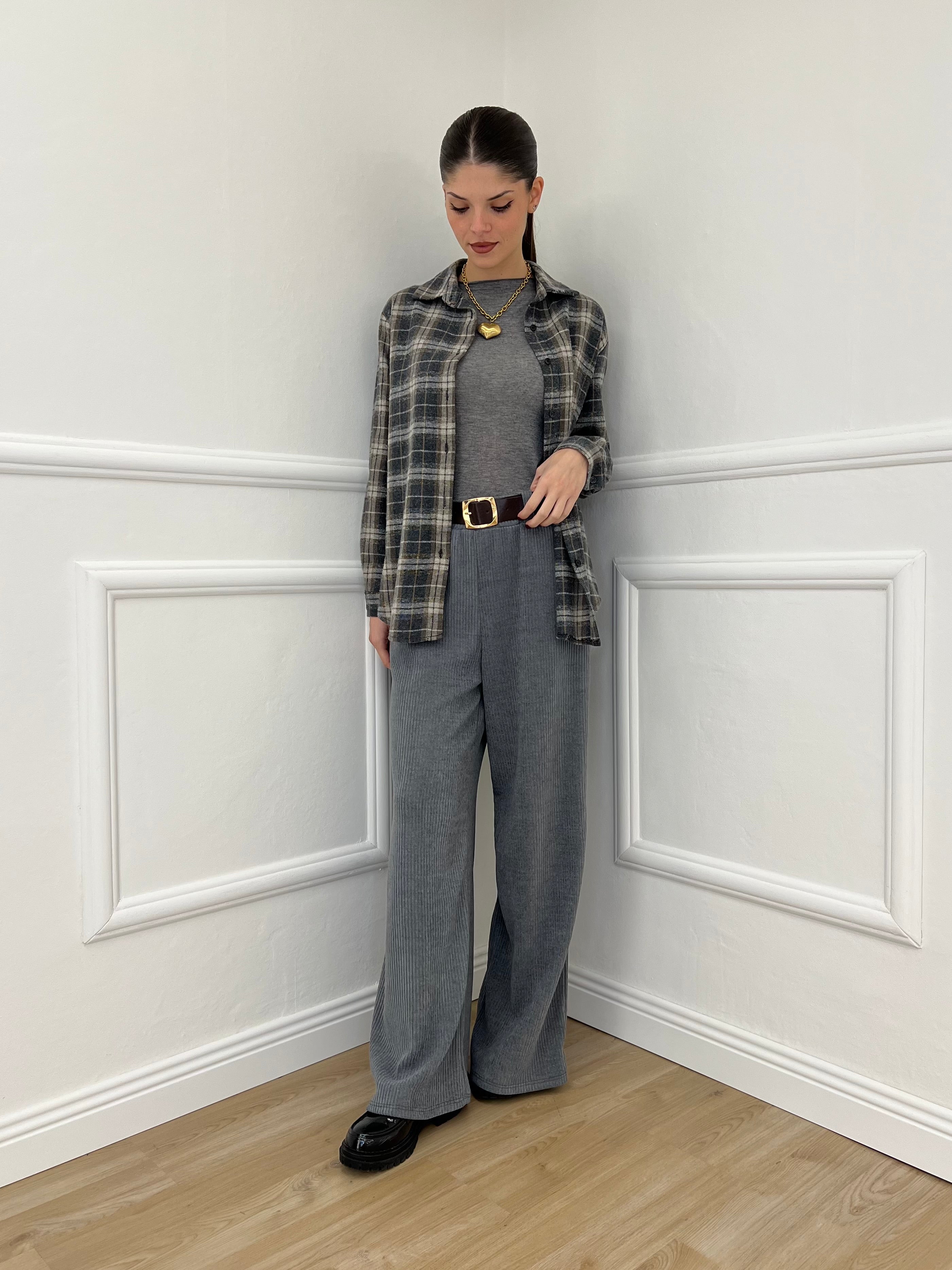 Pantalone Corduroy 6156 Grigio