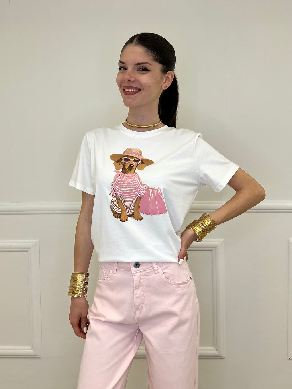 T-shirt Over Bassotto Panama M26-17