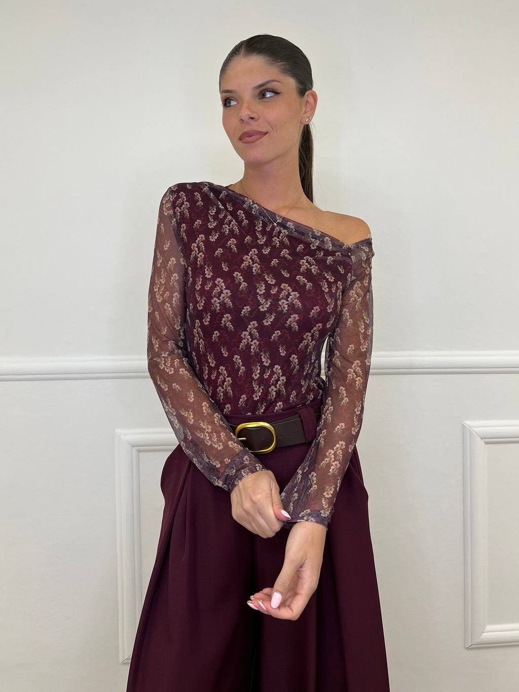 Maglia Microrete Monospalla 11396 Bordeaux