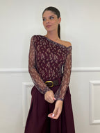 Maglia Microrete Monospalla 11396 Bordeaux